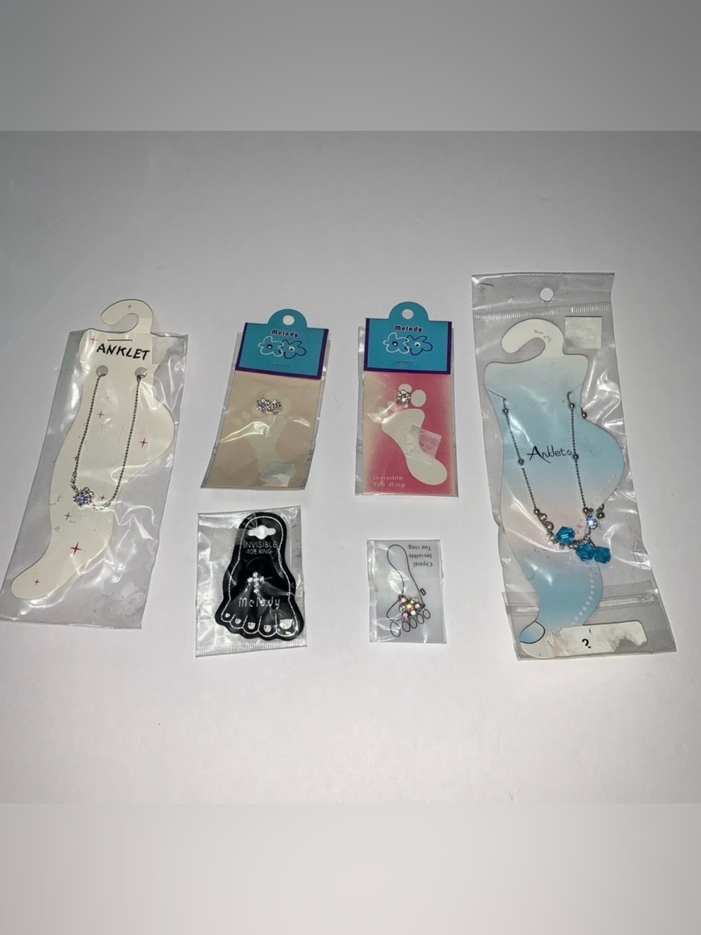 TOE RINGS and ANKLET’S lot fashion jewelry NWT